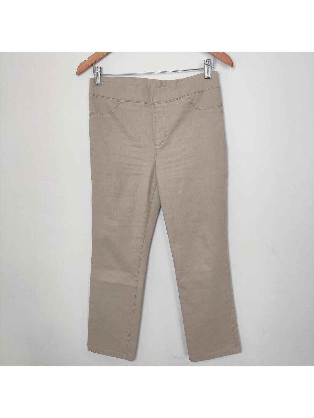 LC Waikiki Classic Beige Stretch Pants Size 38 Long Women's Preppy